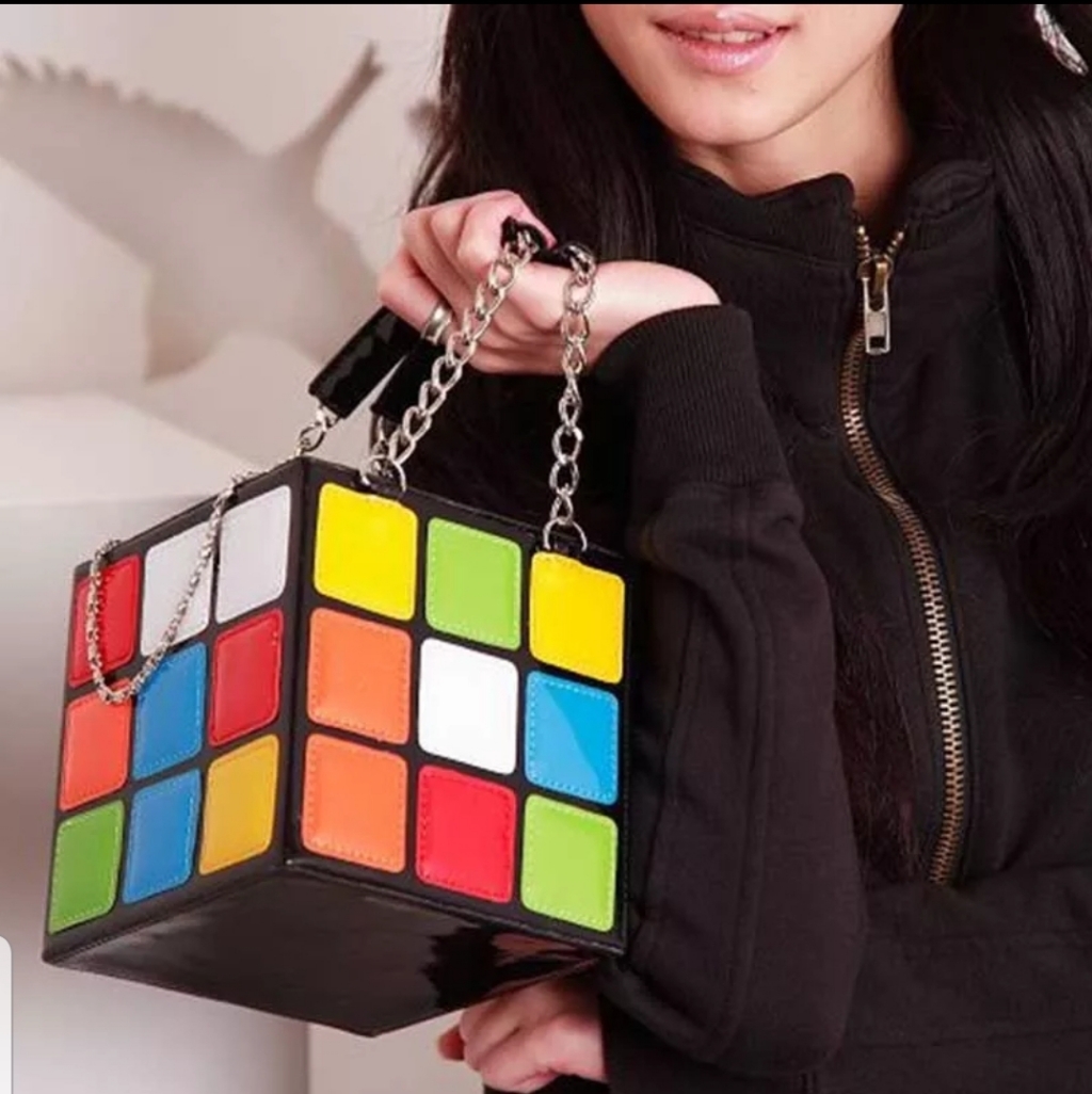 Ruby Cube Purse